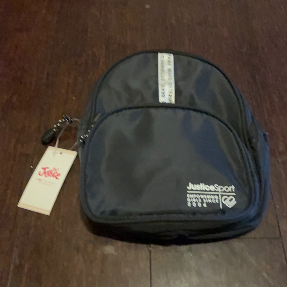 New justice mini back pack